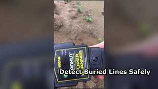 Custom detectable underground warning tape