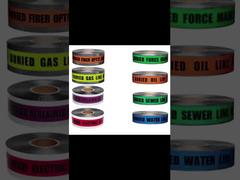 wykrywalna podziemna taśma ostrzegawcza