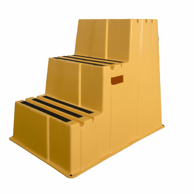 Gorilla Ladders 3-step Plastic Step Stool Custom Color Foldable 500 lbs Pojemność ciężaru