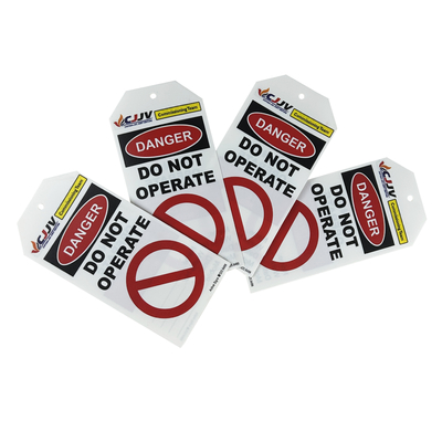 Zindywidualizowane logo Plastikowy tag bezpieczeństwa dla trwałej i długotrwałej trwałości