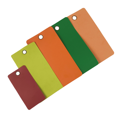 Niestandardowy plastikowy pvc pusty wodoodporny bezpieczeństwo blokada tag tag etikety
