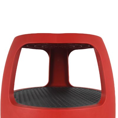 500 Lbs Capacity Plastic Step Stool 37.5CM Wide with Non-Slip Treads