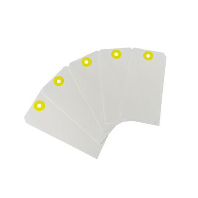 Winylowy Blank Gift Tag PVC Tear Proof Waterproof Plastic Tag z Wire Tie