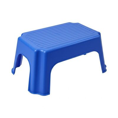 3.4KG Plastic Step Stool Błękitny Trwały Lekki Niepoślizgowy Głębokość powierzchni 14,25 cali Idealny do użytku przemysłowego i handlowego