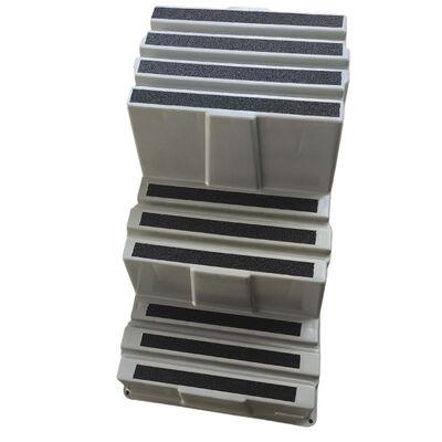 Durable 500 lb Load Capacity Stackable Step Stool with Eco-friendly HDPE and Non-slip Design