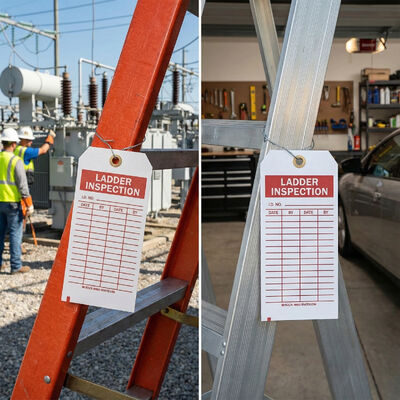 Customized PVC Vinyl Safety Tag Waterproof Tear Resistant UV Resistant Fast Response for Safety Products