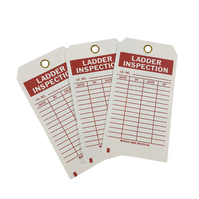 Zindywidualizowany pvc winylowy tag bezpieczeństwa wodoodporny odporny na łzy odporny na promienie UV szybka reakcja na produkty bezpieczeństwa