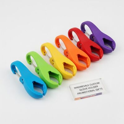 Wholesale Custom Glove Holder Colorful Portable Safety Plastic Glove Clip Promotional & Business Gifts