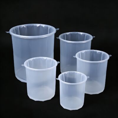 Wodoodporna torba PE z płaskim dnem, pokrowiec przeciwpyłowy na maszyny i wkład do beczek chemicznych